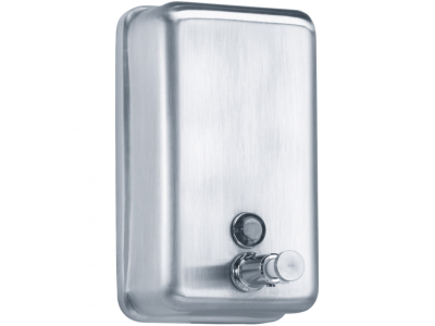Distributeur savon liquide 800 ml 115x175x57 mm, inox satiné, niveau clé PELLET - 878155