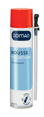 Mousse PU pour calfeutrer, boucher, isoler - DOMAO - 6314110