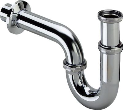 Siphon anti-odeur tubulaire laiton chromé 75 L2 170 H1 140–190 H2 110 - VIEGA - 305611
