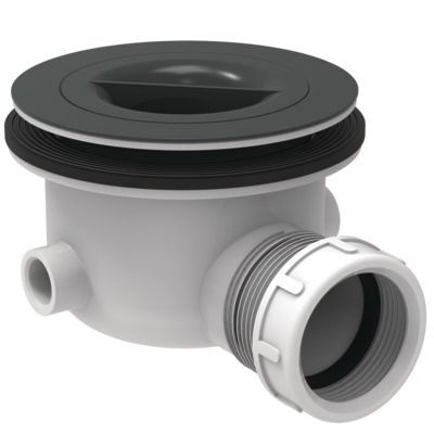 Bonde grise sans capot Ø 9 cm pour receveur IDEAL STANDARD - K936367