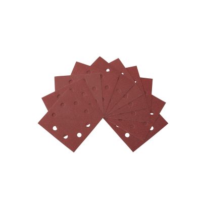 1/4 feuille abrasive ponceuses vibrantes grain 80 8 perfo 115 x 115 mm x10 pcs DEWALT - DT3022-QZ