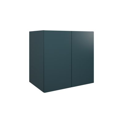 200 MSV BLEU canard l 68 h64 p45 2 portes melamine POUR simple vasque DOMAO - 1102678
