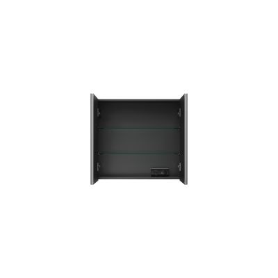 200 armoire DE toilette BLANC MAT l70 h64 p15 2 portes simple miroir DOMAO - 1102743