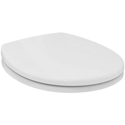 Abattant NF standard MATURA en thermodur blanc avec charnières inox PORCHER - S406801