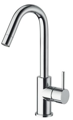 lavabo triverde mitigeur bec haut mobile chrome + vidage CRISTINA - PM22651