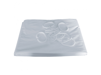Rideaux de douche 1800x1800 tissu polyester hydrodéperlant bas plombé - PELLET - 806180