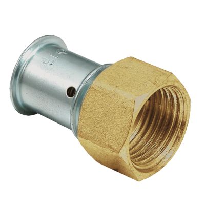 raccord à sertir femelle 25 x 1'' FT, laiton MULTITUBO - F21041