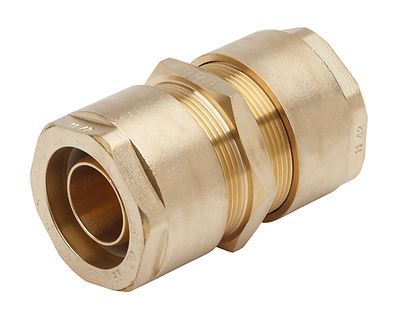 Manchon laiton PE / PE DN 25 à serrage PE32 et sortie livré en sachet - BANIDES - 2622402