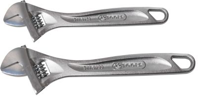 Jeu de 2 clés à molette, 10" - 12"