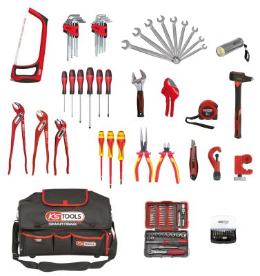 Composition d'outils sanitaire et chauffage en sac SMARTBAG
