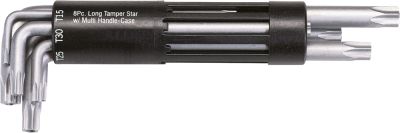 Jeu de 8 clés mâles TORX® percé longue, T10 à T50