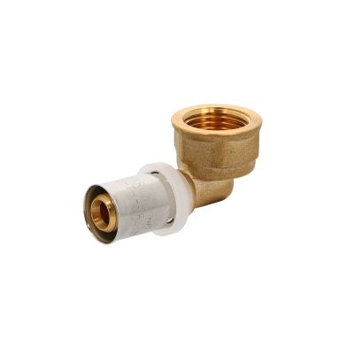 Coude 90° laiton F 1/2"- Ø16mm Multicouche PBtub à sertir TH-H-U-RFz - XR - XRCF216