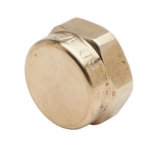 Bouchon femelle à Joint Plat Gaz G 1/2" avec joint, livré en sachet - BANIDES - 230312