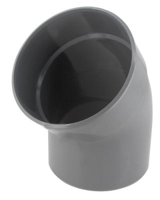 Coude PVC 160/45° mâle-femelle Cz4 - NICOLL - UCZ4