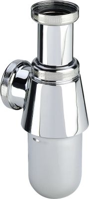 Siphon anti-odeur à culot laiton chromé, modèle 5753.2 NF G: 1¼ DN: 32 - VIEGA - 105082