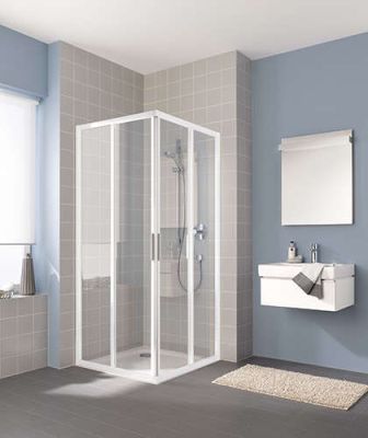 Paroi 1/2 angle coulissante CADA XS CCE2R L120 2M blanc v.clair ROTH - 1403028633