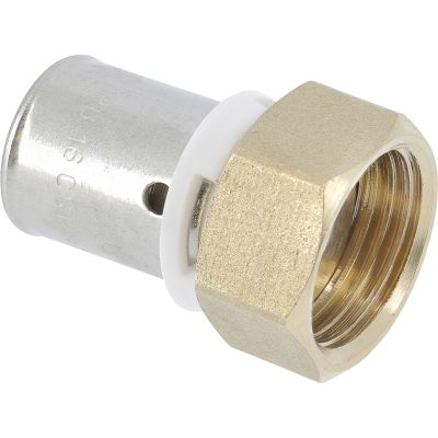 Ecrou tournant à sertir 3/4" PER 20x25 Raccord type radial SERTIPRESS - RE425