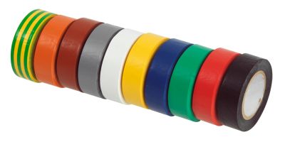 Lot de 10 rubans d'isolation en PVC multicolore - KS TOOLS - 141.6010