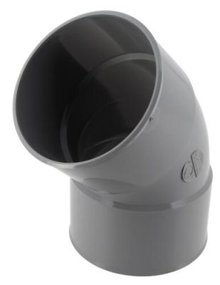 Coude PVC 100/45° femelle-femelle CT44 - NICOLL - UCT44